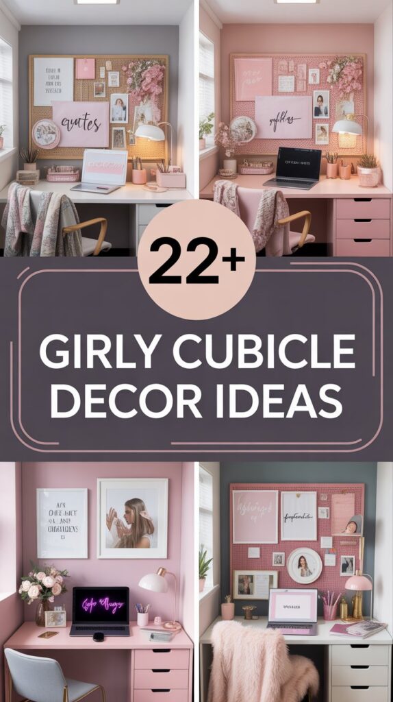 22+ Girly Cubicle Decor Ideas: Transform Your Workspace with Feminine Flair