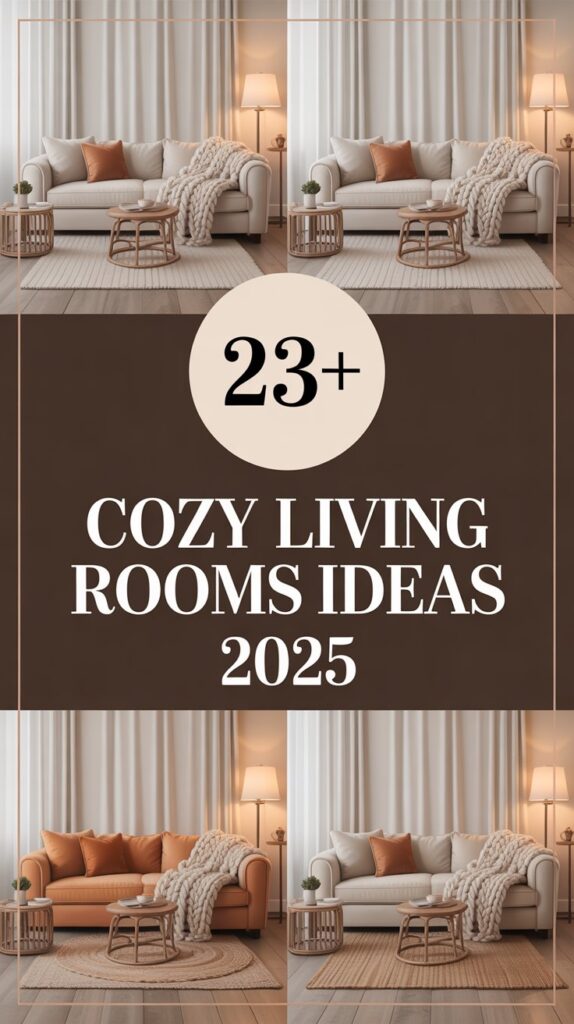 23+ Cozy Living Rooms Ideas 2025