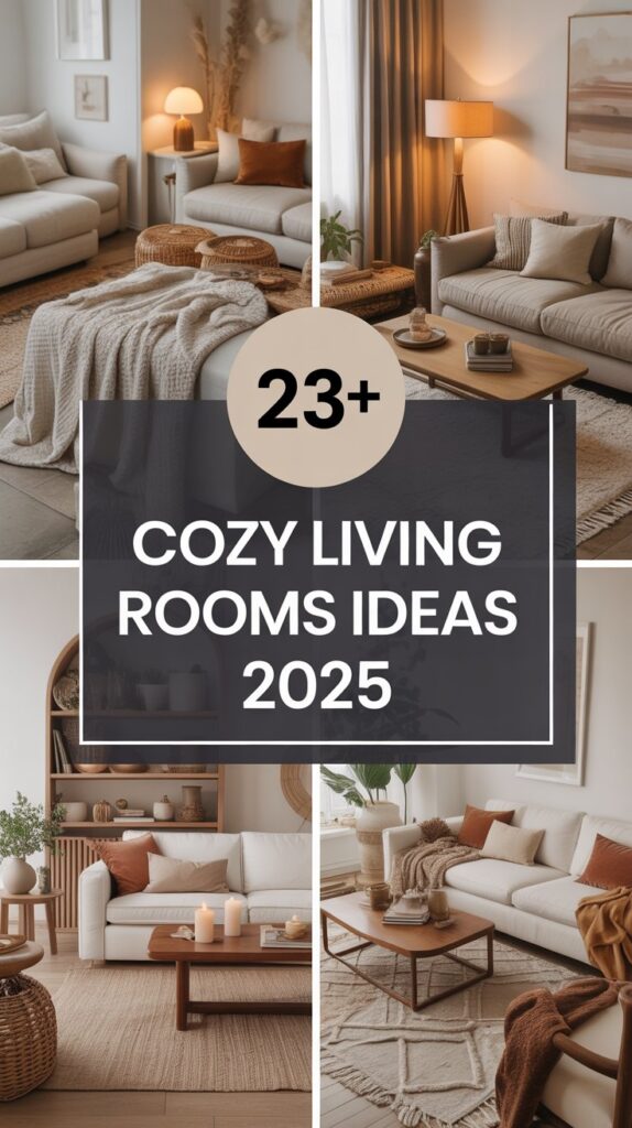 23+ Cozy Living Rooms Ideas 2025