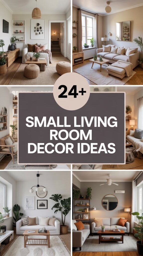 24+ Small Living Room Decor Ideas for 2025