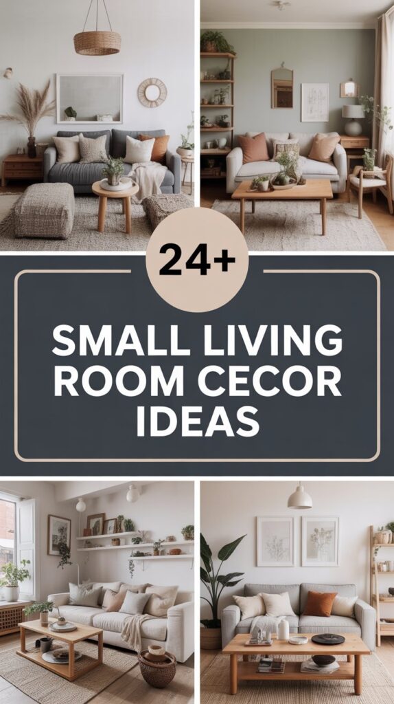 24+ Small Living Room Decor Ideas for 2025