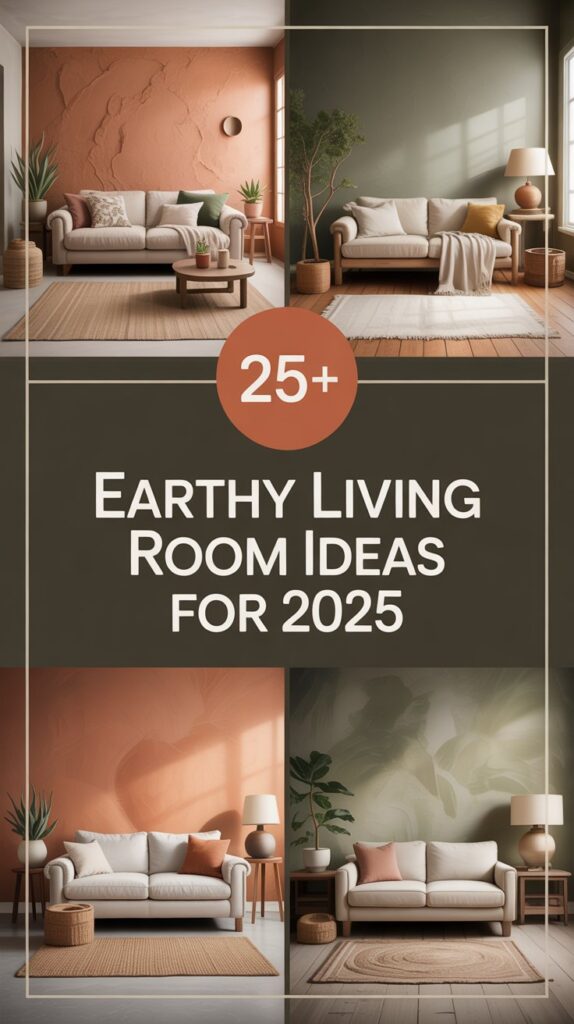 25+ Earthy Living Room Ideas for 2025