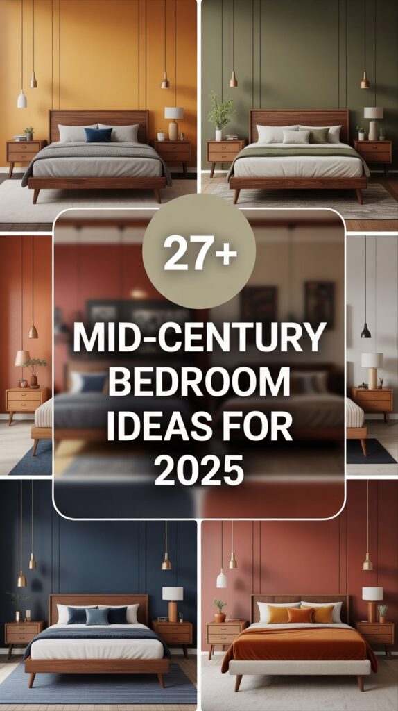 27+ Mid-Century Bedroom Ideas for 2025
