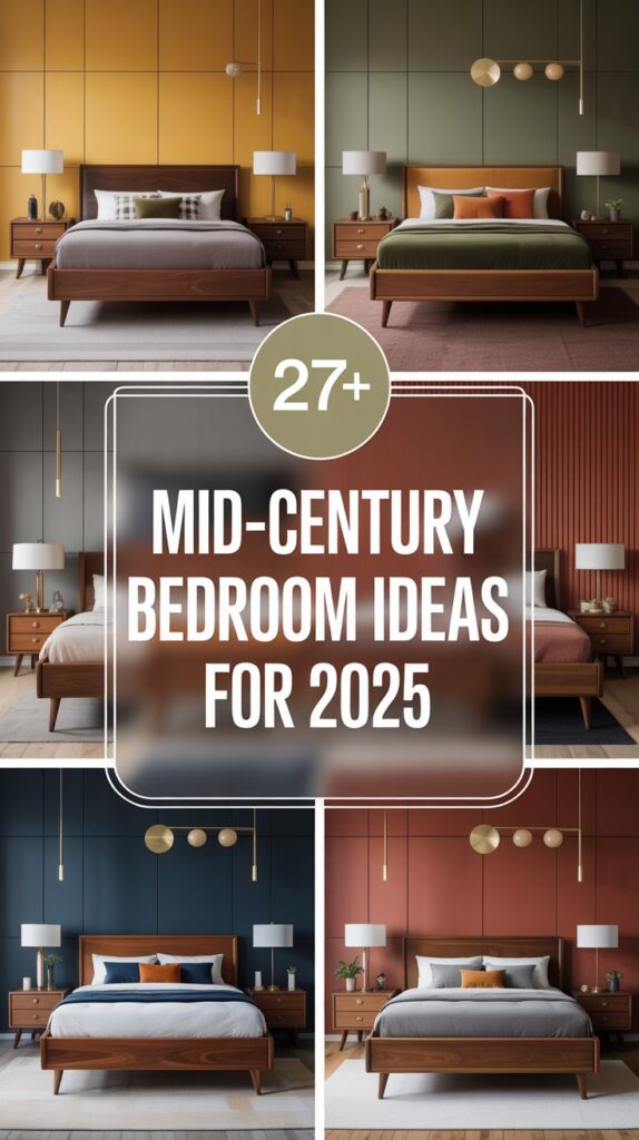 27+ Mid-Century Bedroom Ideas for 2025