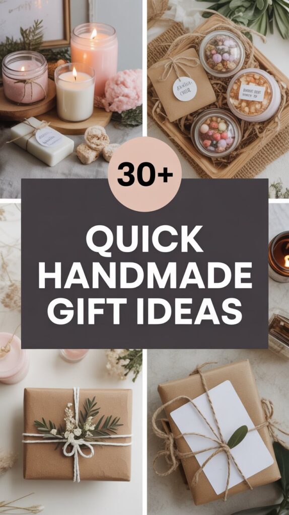 30+ Quick Handmade Gift Ideas | Easy DIY Presents for Any Occasion