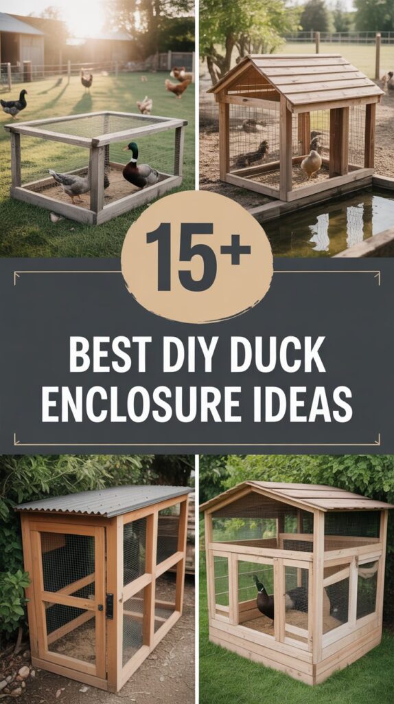 15+ Best DIY Duck Enclosure Ideas