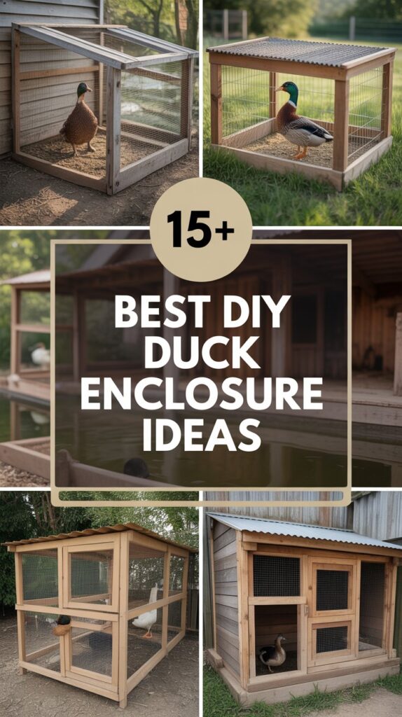 15+ Best DIY Duck Enclosure Ideas