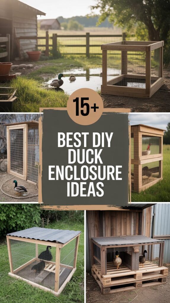 15+ Best DIY Duck Enclosure Ideas
