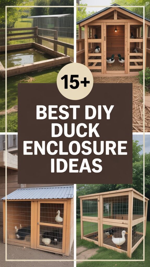 15+ Best DIY Duck Enclosure Ideas