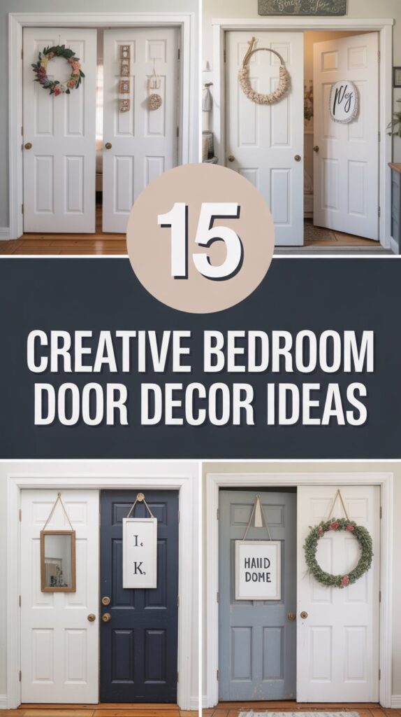 15 Creative Bedroom Door Decor Ideas to Transform Your Space