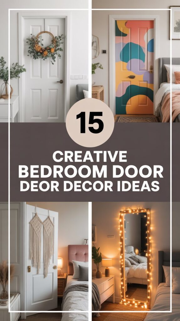 15 Creative Bedroom Door Decor Ideas to Transform Your Space