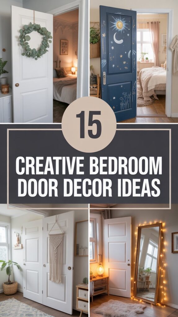 15 Creative Bedroom Door Decor Ideas to Transform Your Space