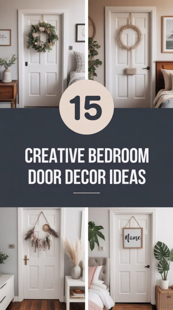 15 Creative Bedroom Door Decor Ideas to Transform Your Space