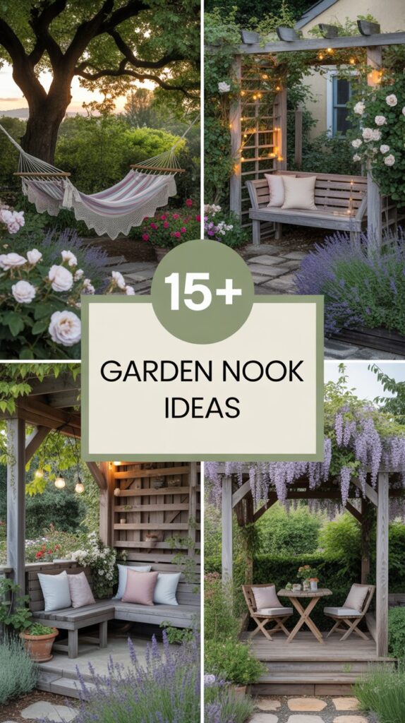 15+ Garden Nook Ideas to Transform Your Outdoor Space
