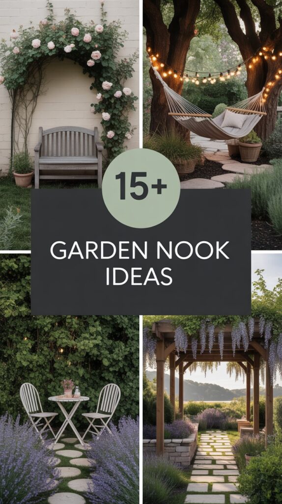 15+ Garden Nook Ideas to Transform Your Outdoor Space