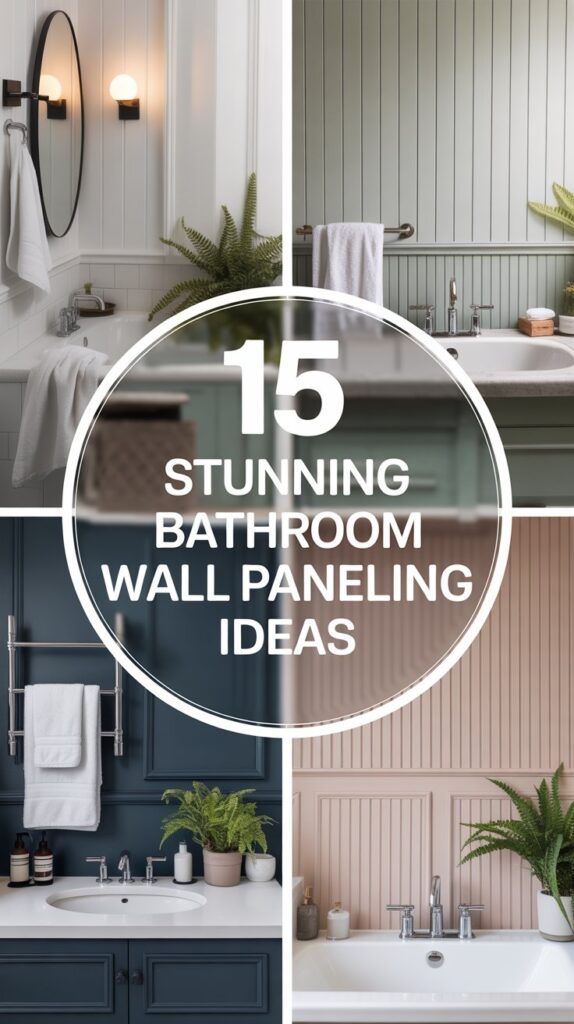 15 Stunning Bathroom Wall Paneling Ideas for a Stylish Makeover