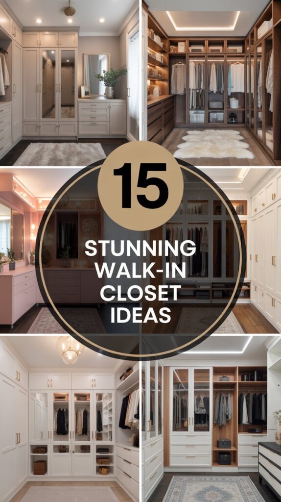 15 Stunning Walk-In Closet Ideas for Ultimate Organization and Style