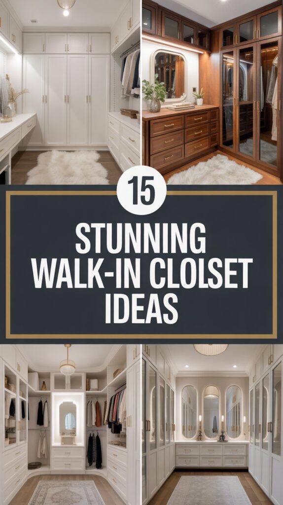 15 Stunning Walk-In Closet Ideas for Ultimate Organization and Style