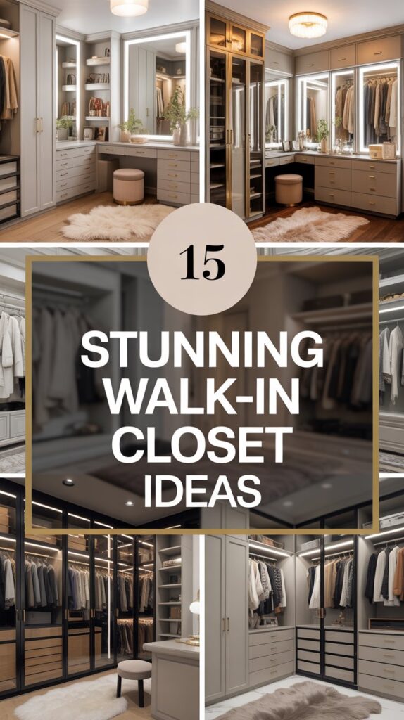 15 Stunning Walk-In Closet Ideas for Ultimate Organization and Style
