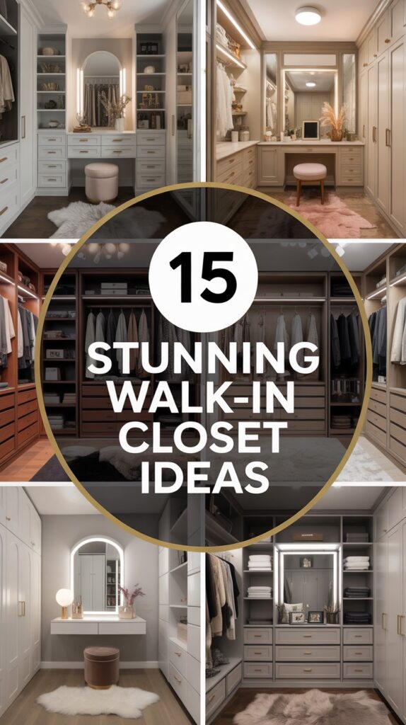 15 Stunning Walk-In Closet Ideas for Ultimate Organization and Style