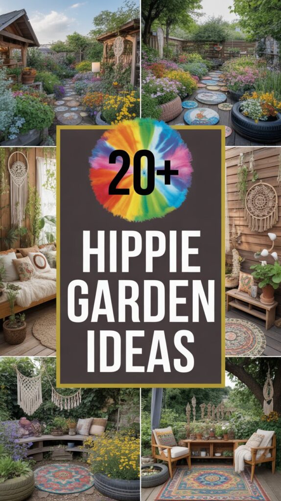 20+ Hippie Garden Ideas: Transform Your Outdoor Space into a Bohemian Sanctuary