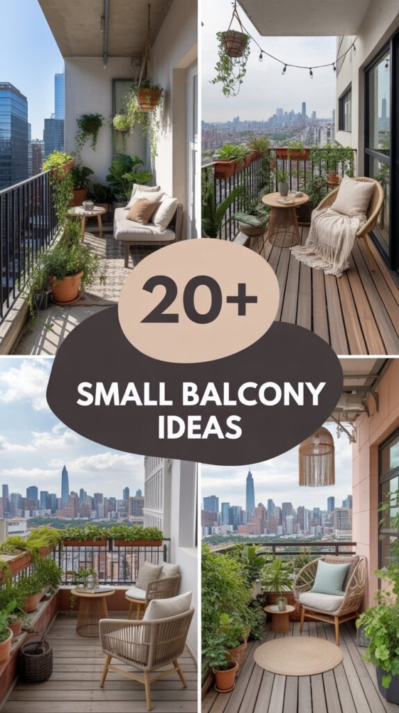 20+ Small Balcony Ideas: Transform Your Compact Space into a Cozy Oasis