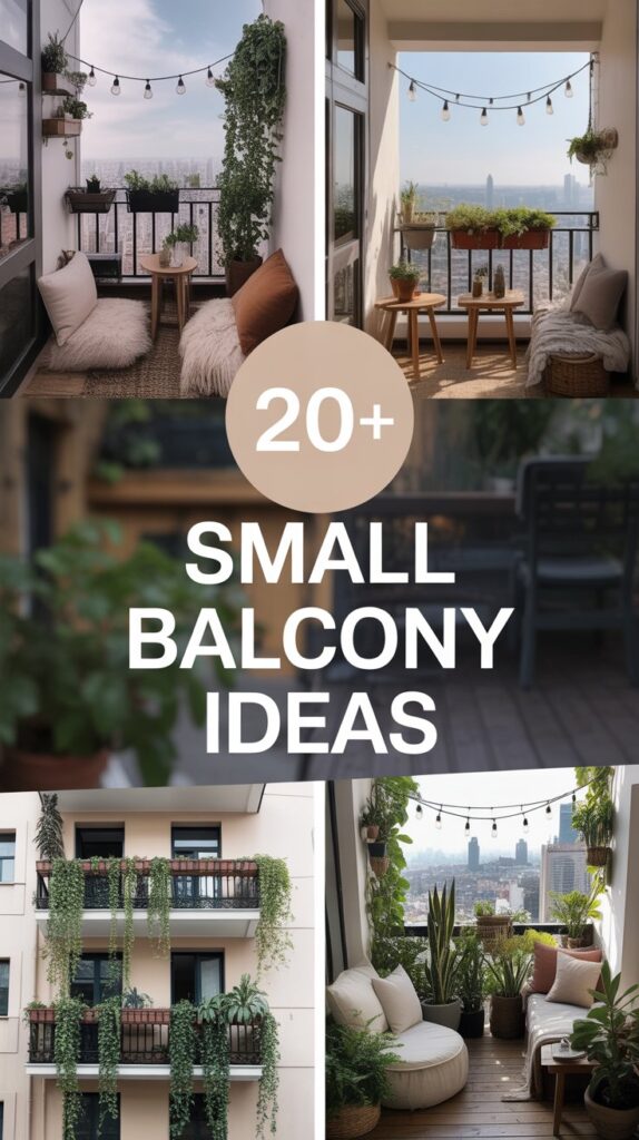 20+ Small Balcony Ideas: Transform Your Compact Space into a Cozy Oasis