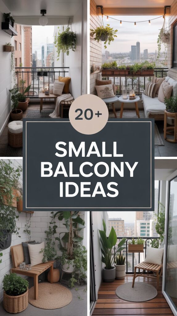 20+ Small Balcony Ideas: Transform Your Compact Space into a Cozy Oasis