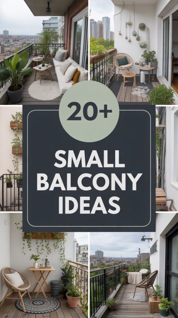 20+ Small Balcony Ideas: Transform Your Compact Space into a Cozy Oasis