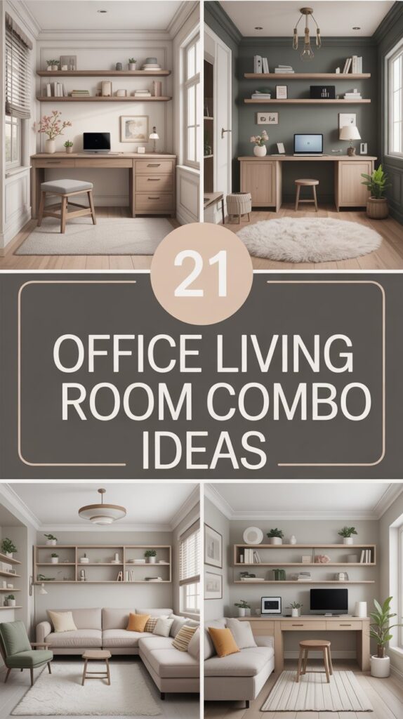 21 Office Living Room Combo Ideas