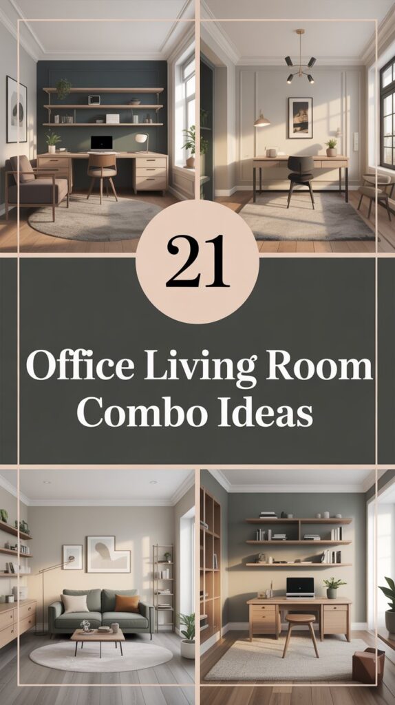 21 Office Living Room Combo Ideas