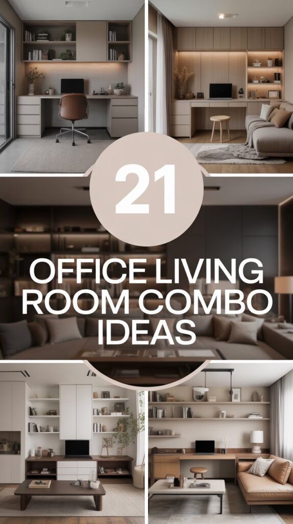 21 Office Living Room Combo Ideas