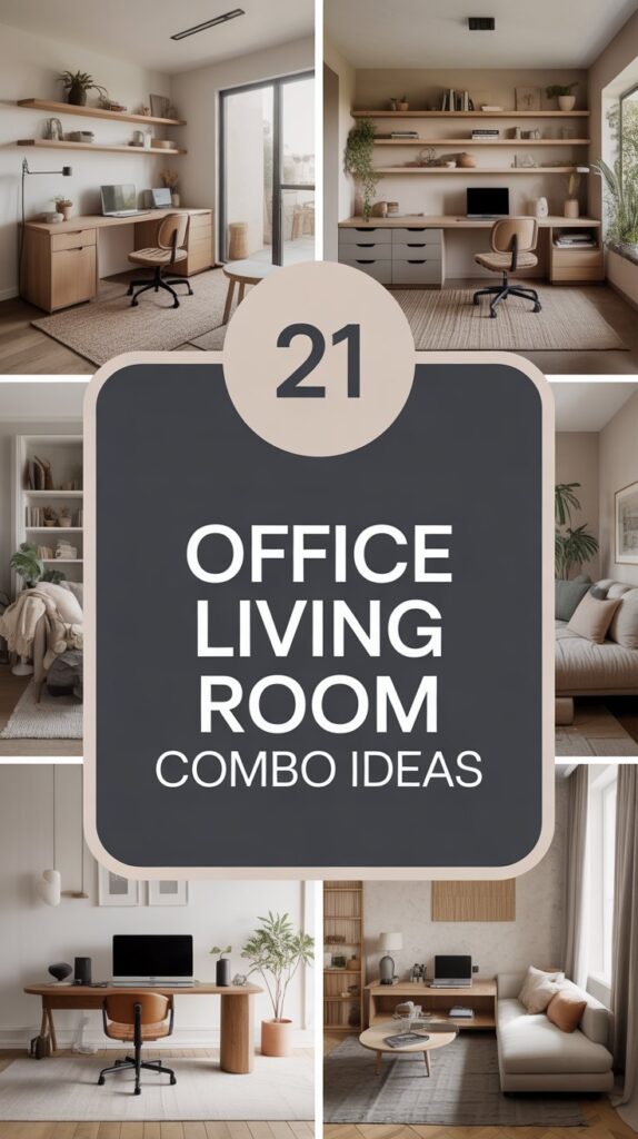 21 Office Living Room Combo Ideas