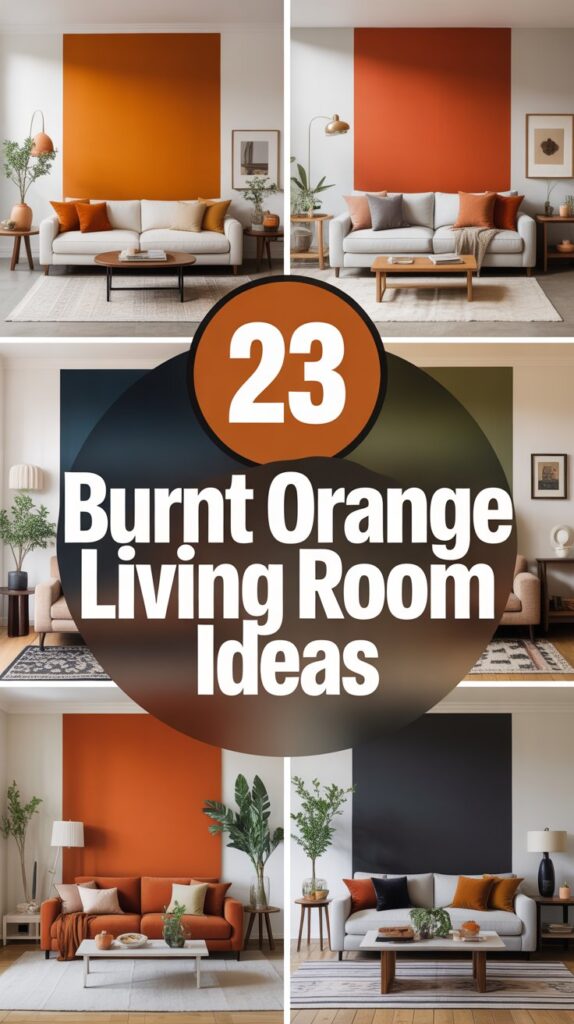23 Burnt Orange Living Room Ideas