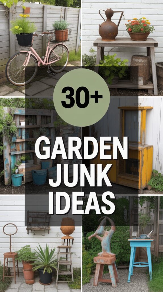 30+ Garden Junk Ideas for a Creative Outdoor Oasis