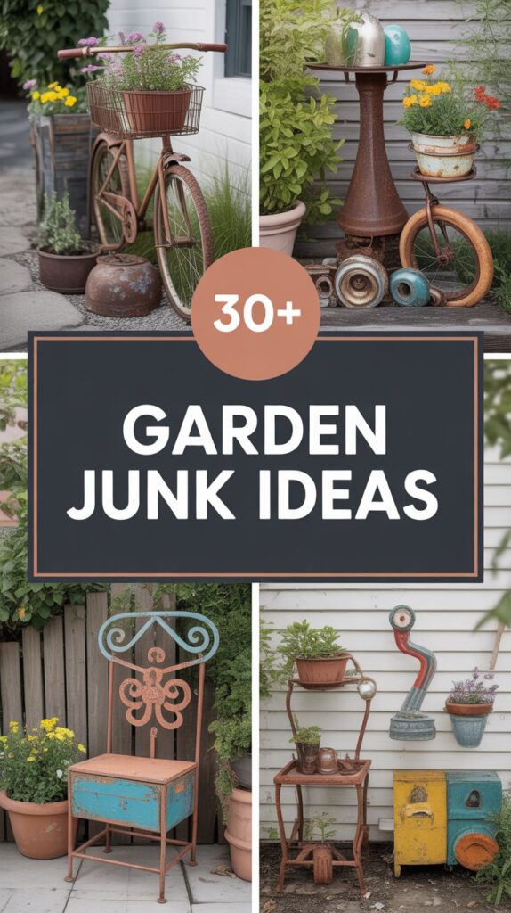 30+ Garden Junk Ideas for a Creative Outdoor Oasis
