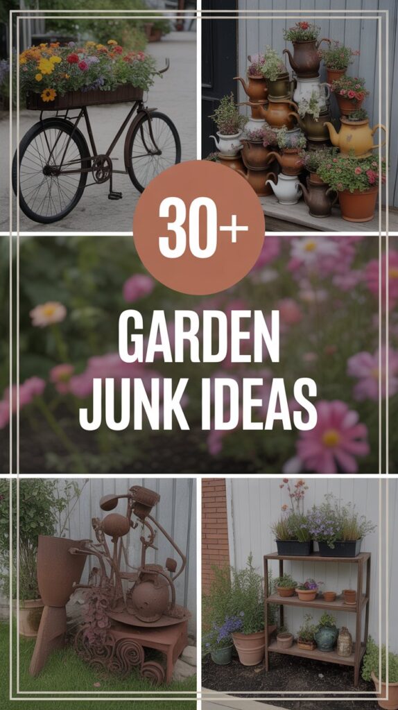 30+ Garden Junk Ideas for a Creative Outdoor Oasis