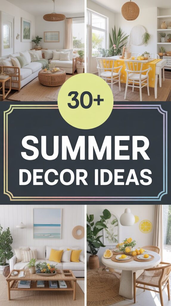 30+ Summer Decor Ideas to Refresh Your Home
