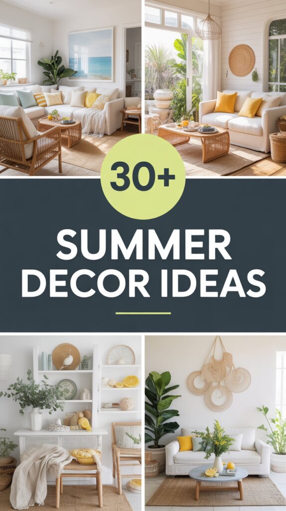 30+ Summer Decor Ideas to Refresh Your Home