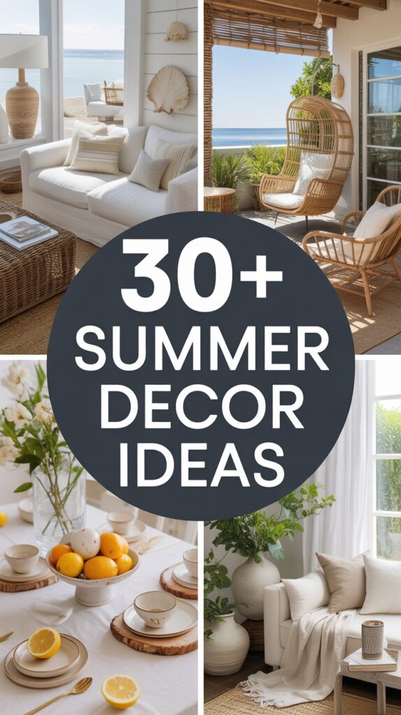 30+ Summer Decor Ideas to Refresh Your Home