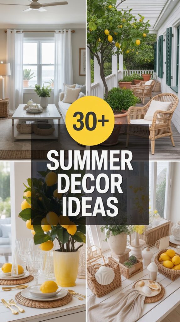 30+ Summer Decor Ideas to Refresh Your Home