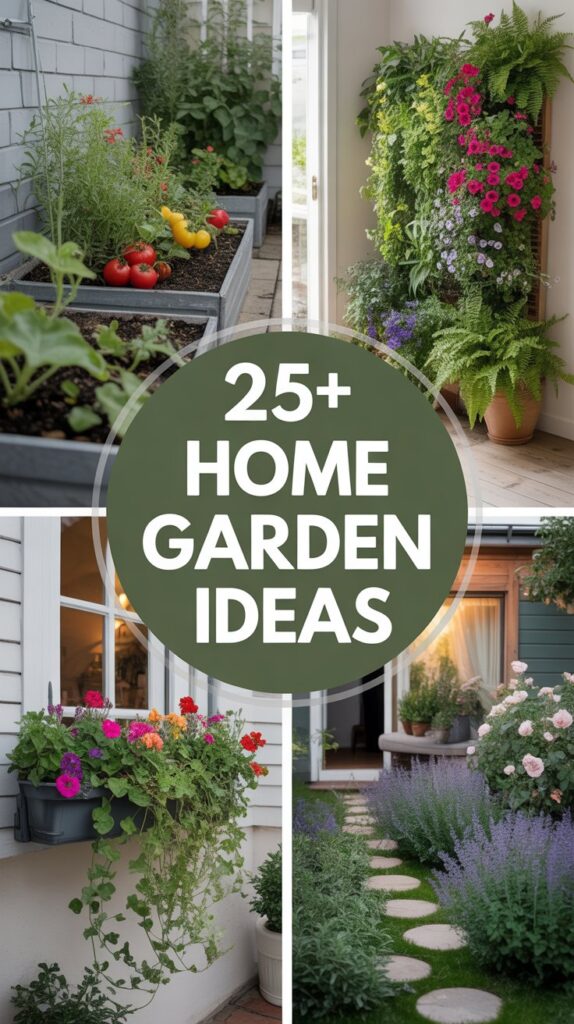 25+ Home Garden Ideas to Bring Your Outdoor Space to Life
