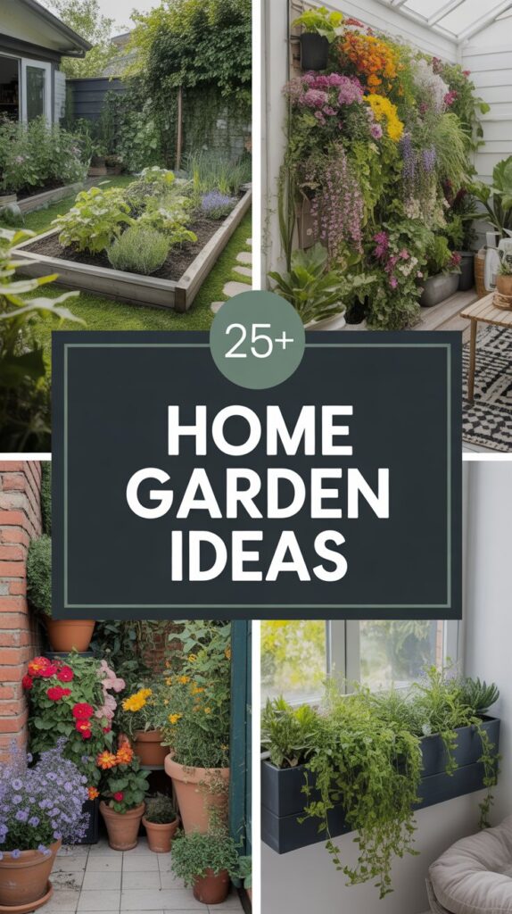 25+ Home Garden Ideas to Bring Your Outdoor Space to Life