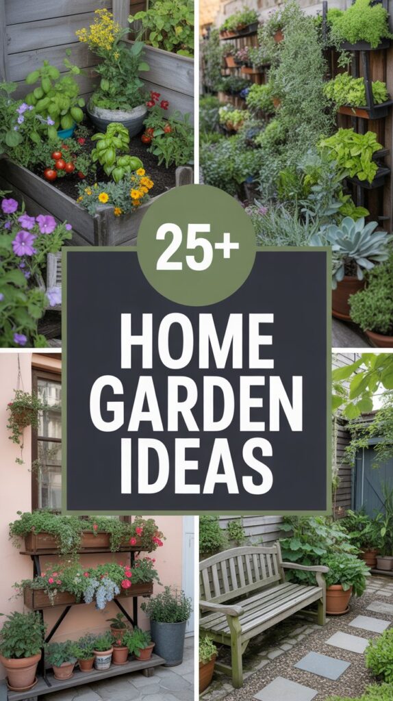 25+ Home Garden Ideas to Bring Your Outdoor Space to Life