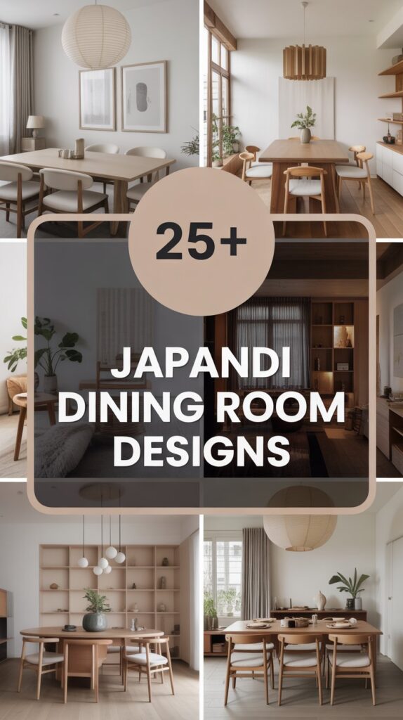 25+ Japandi Dining Room Designs for a Serene and Stylish Home