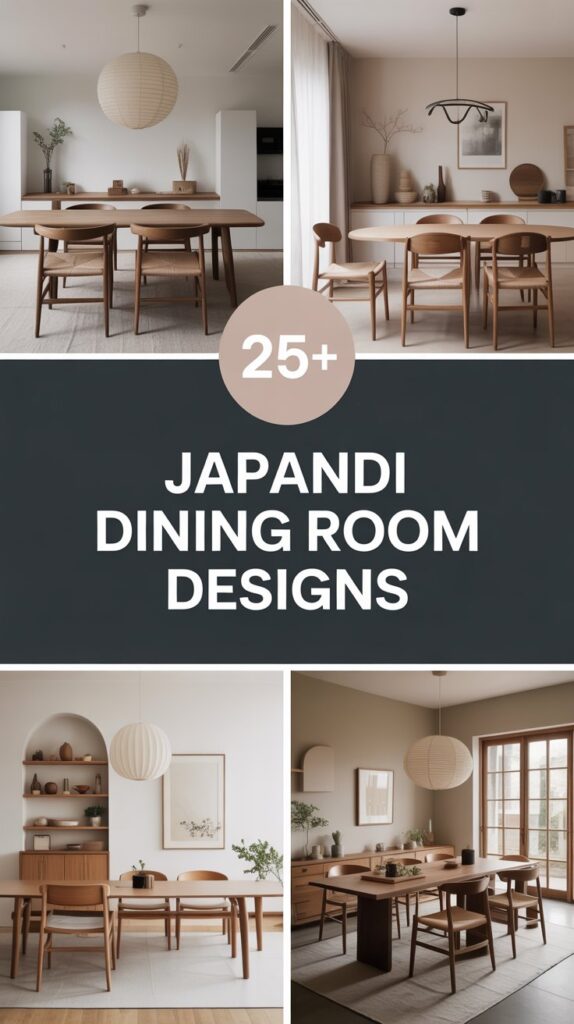 25+ Japandi Dining Room Designs for a Serene and Stylish Home