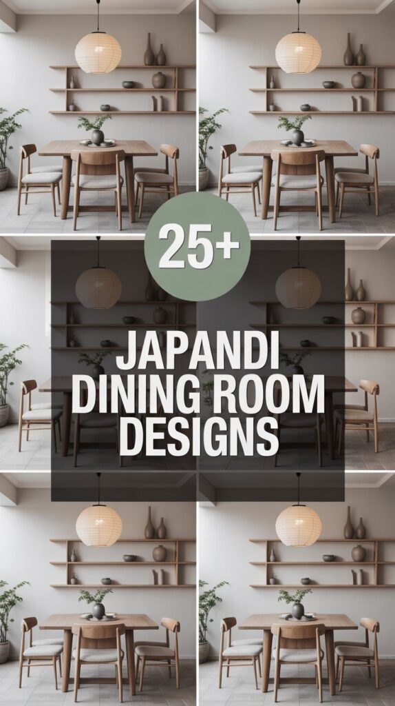 25+ Japandi Dining Room Designs for a Serene and Stylish Home