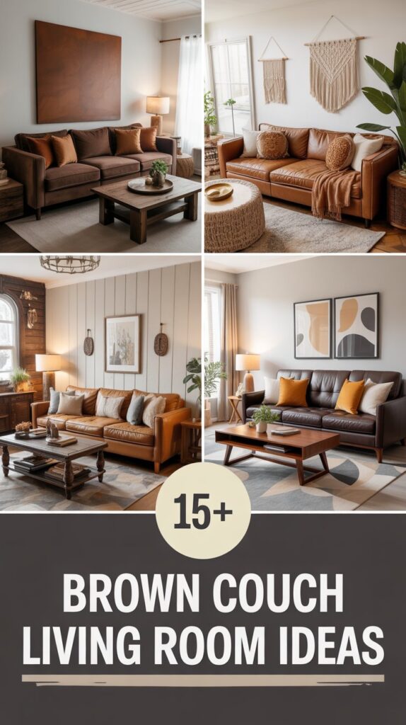 Brown Couch Living Room Ideas